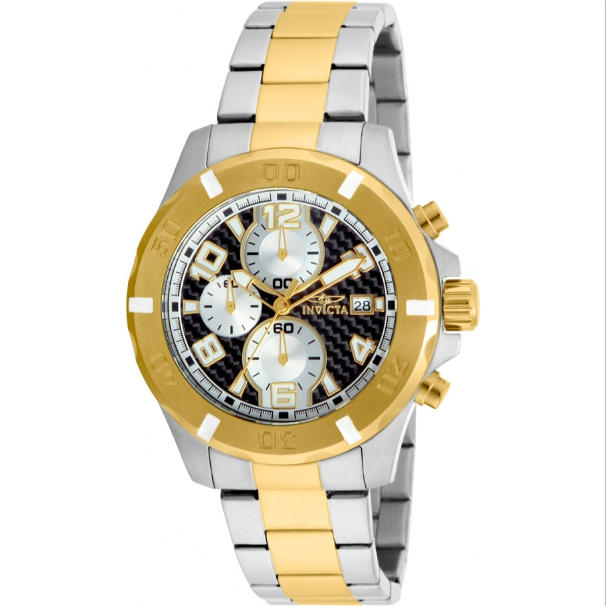 Invicta Men's 17719 Specialty Diver Gold-Tone and Silver Stainless Steel Watch