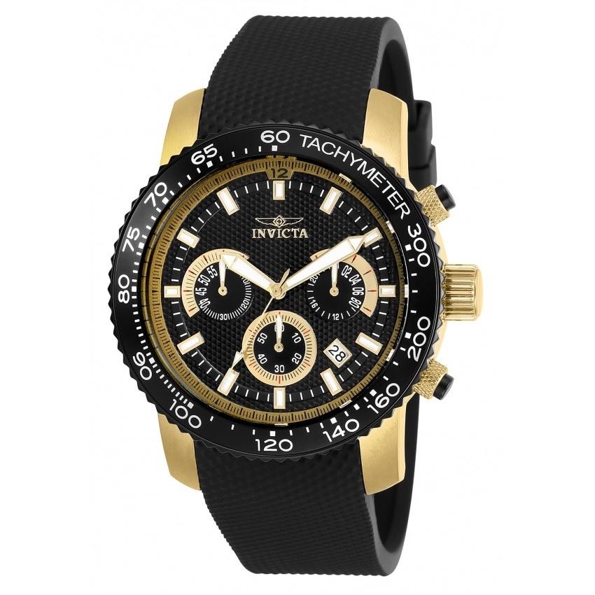 Invicta Men&#39;s 17774 Specialty Black Silicone Watch