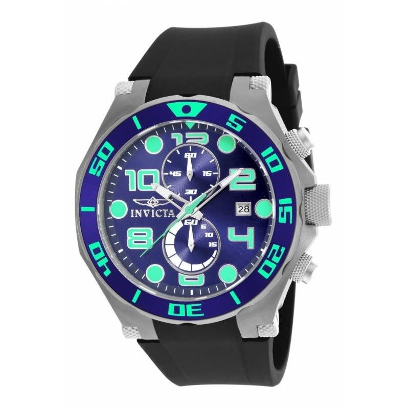 Invicta Men's 17813 Pro Diver Multi-Function Black Polyurethane Watch