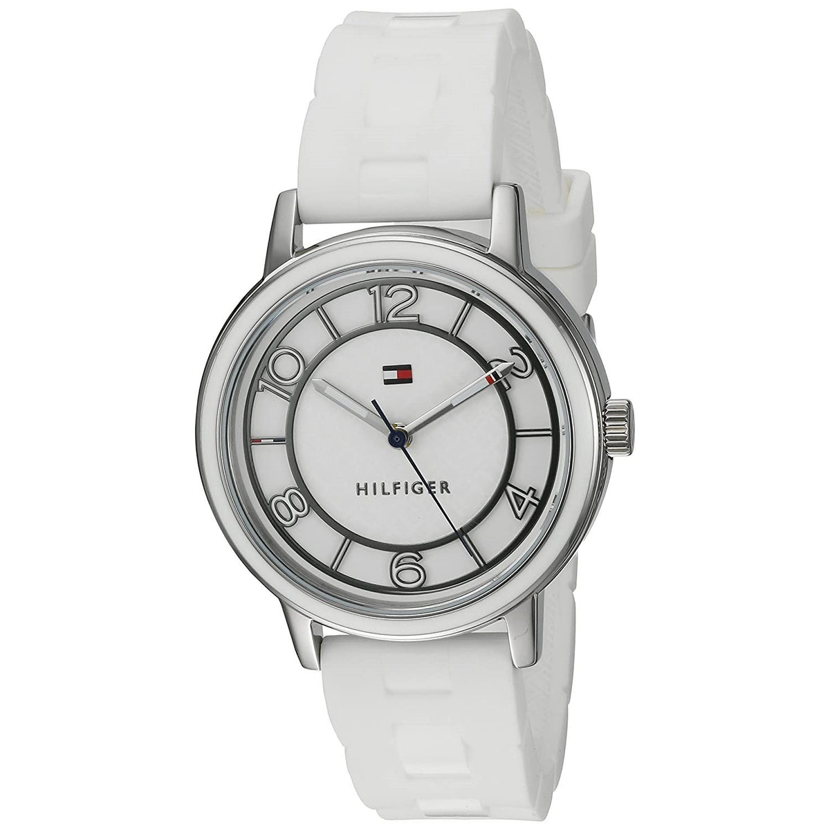 Tommy Hilfiger Women's 1781667 Nina White Silicone Watch