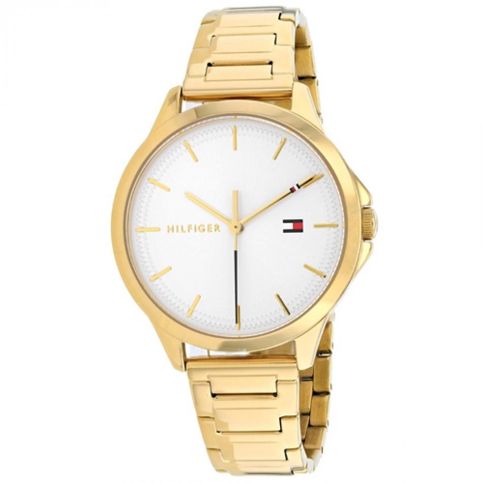Tommy Hilfiger Women&#39;s 1782086 Peyton Gold-Tone Stainless Steel Watch
