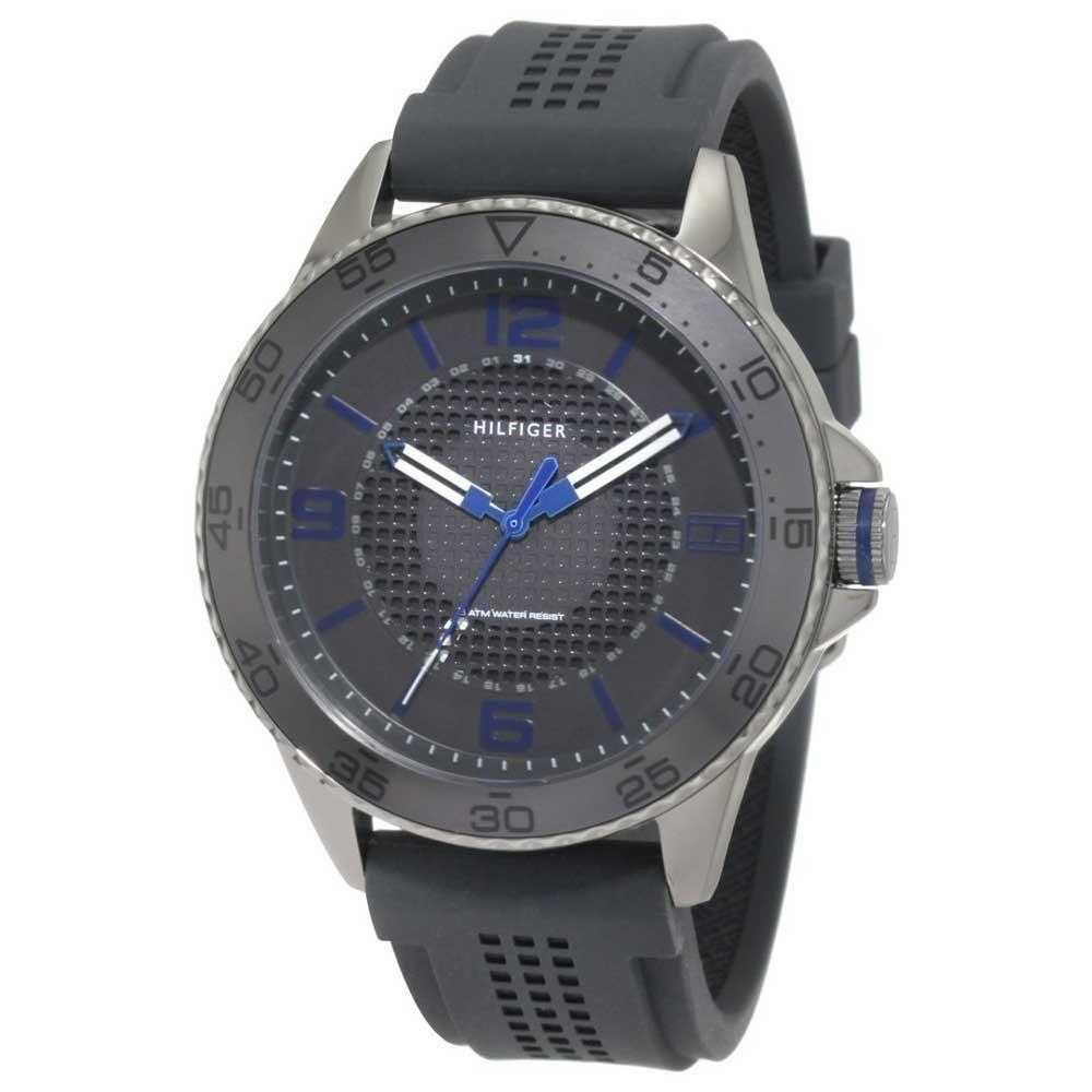 Tommy Hilfiger Men's 1790836 Black Silicone Watch