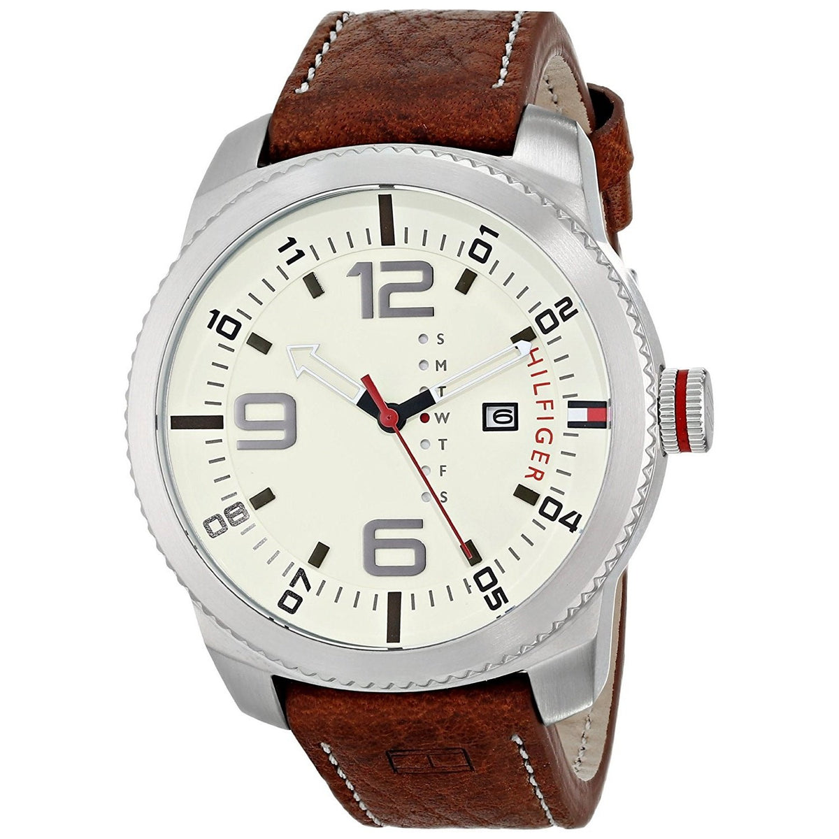 Tommy Hilfiger Men&#39;s 1791013 Graham Brown Leather Watch