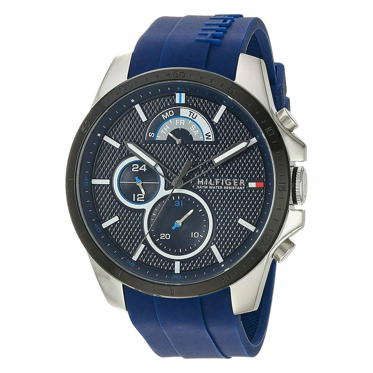 Tommy Hilfiger Men's 1791350 Cool Sport Blue Silicone Watch