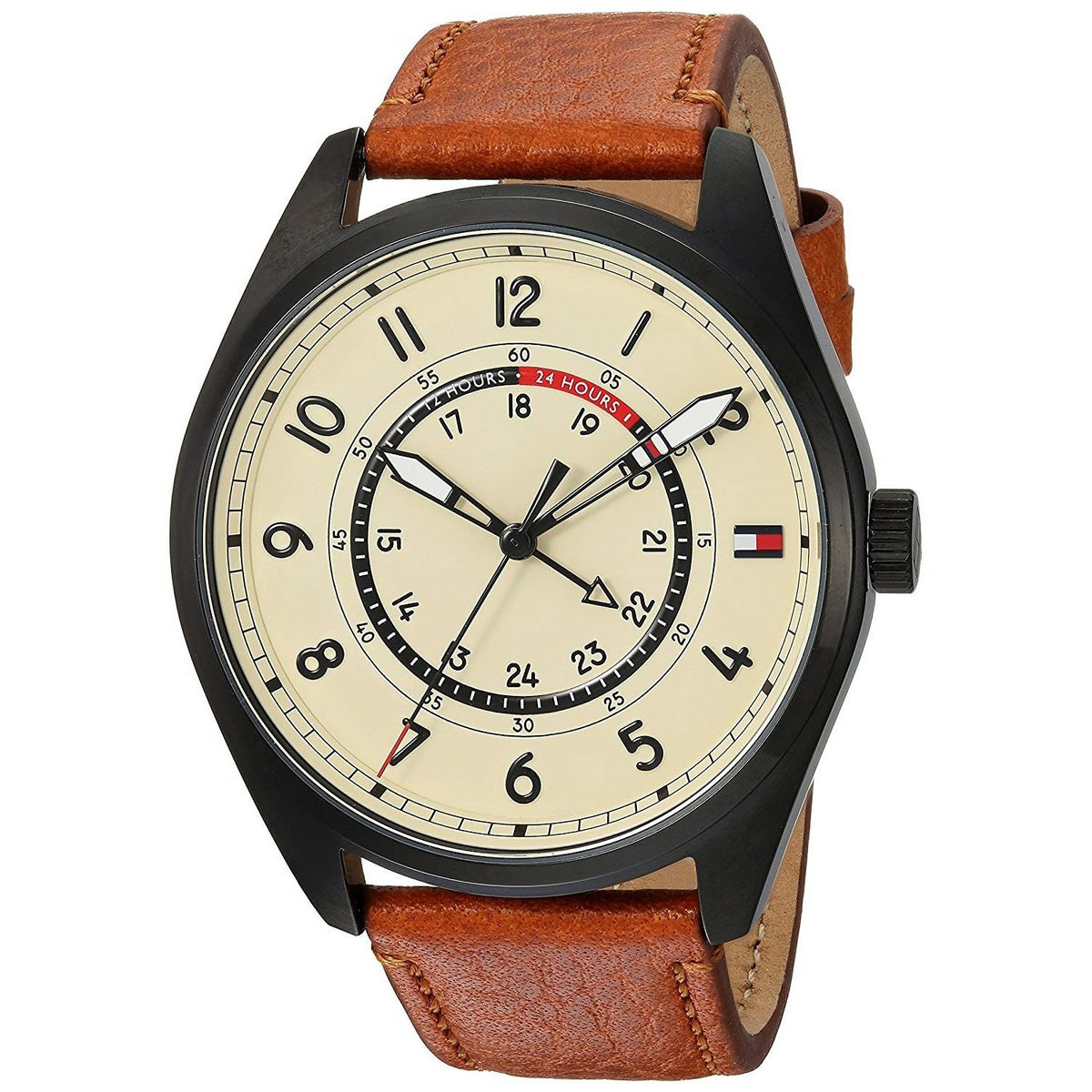Tommy Hilfiger Men&#39;s 1791372 Sport Brown Leather Watch