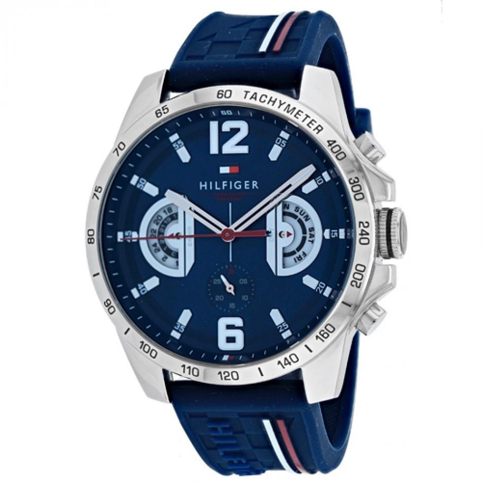Tommy Hilfiger Men&#39;s 1791476 Decker Blue Silicone Watch