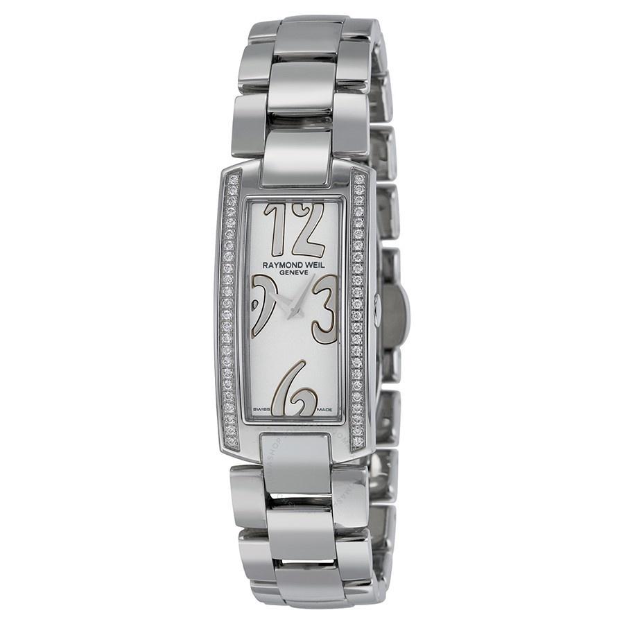 Raymond Weil Women&#39;s 1800-ST1-05303 Shine Diamond Stainless Steel Watch