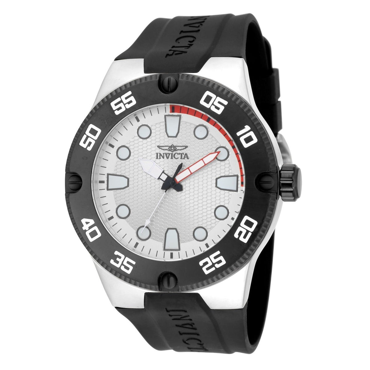 Invicta Men&#39;s 18023 Pro Diver Black Polyurethane Watch