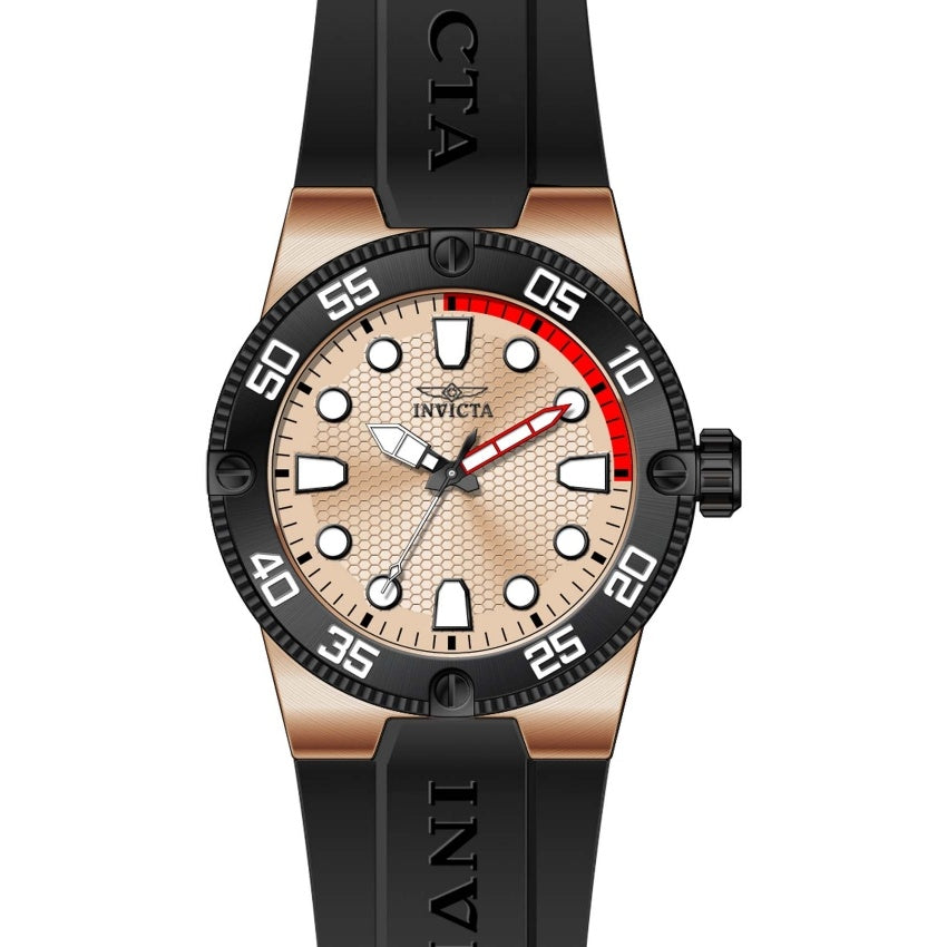 Invicta Men's 18025 Pro Diver Black Polyurethane Watch