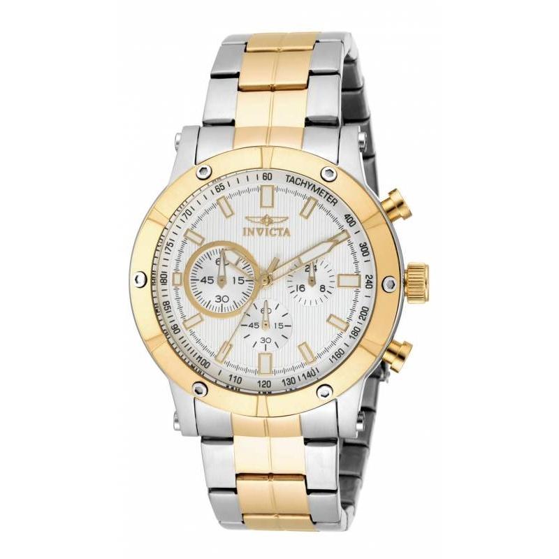 Invicta Men&#39;s 18164 Specialty Multi-Function Gold-tone and Silver Stainless Steel Watch