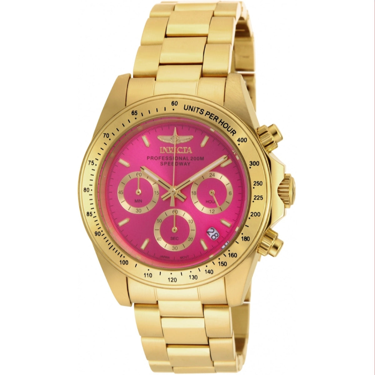 Invicta Women&#39;s 18255 Speedway Gold-Tone Stainless Steel Watch