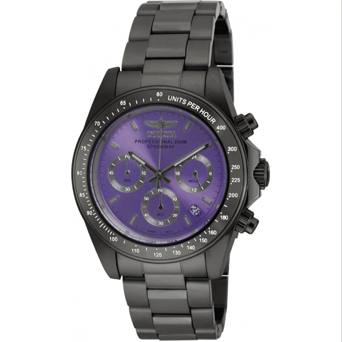 Invicta Women's 18260 Speedway Gunmetal Stainless Steel Watch