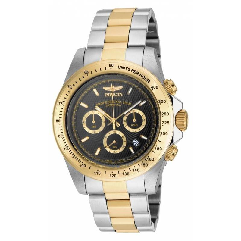 Invicta Men's 18393 Speedway Multi-Function Gold-Tone and Silver Stainless Steel Watch