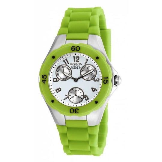 Invicta Women's 18793 Angel Chronograph Green Silicone Watch