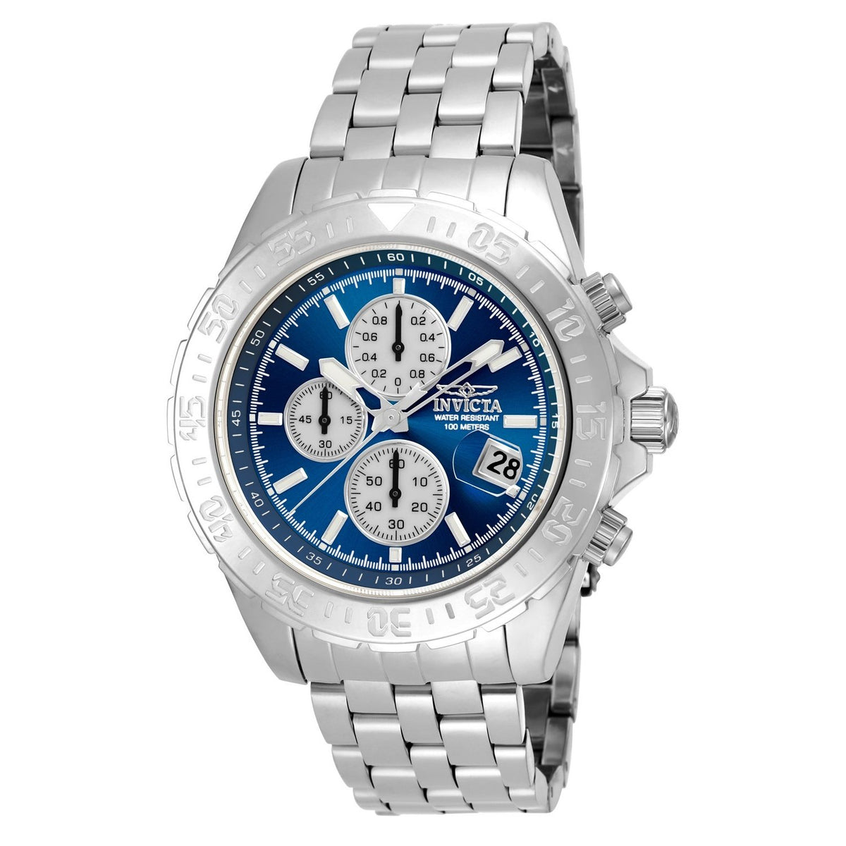 Invicta Men&#39;s 18849 Aviator Multi-Function Stainless Steel Watch