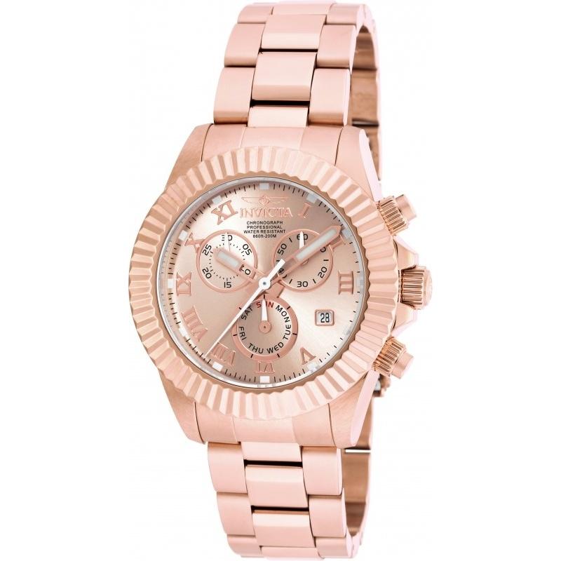 Invicta Women's 18959 Pro Diver Rose-Tone Stainless Steel Watch