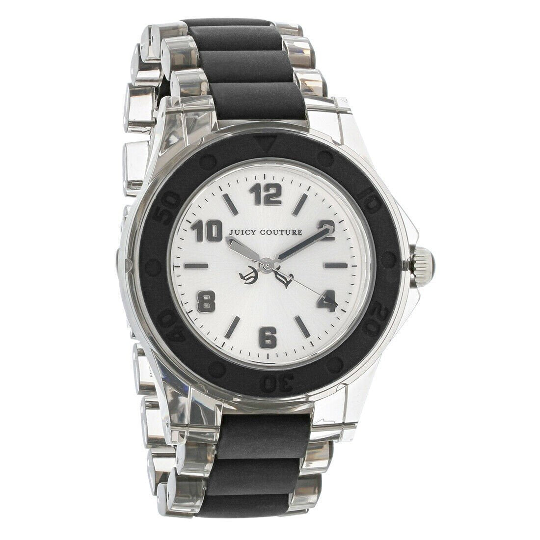 Juicy Couture Women's 1900870 Rich Girl Two-Tone Resin and Rubber Watch