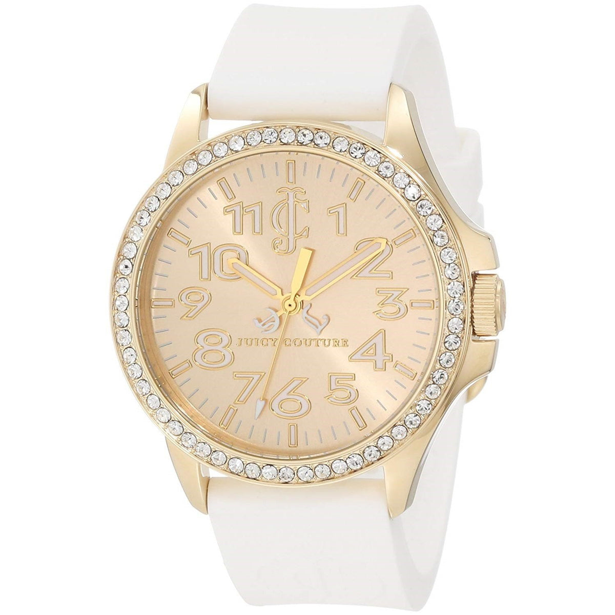 Juicy Couture Women's 1900966 Jetsetter White Silicone Watch