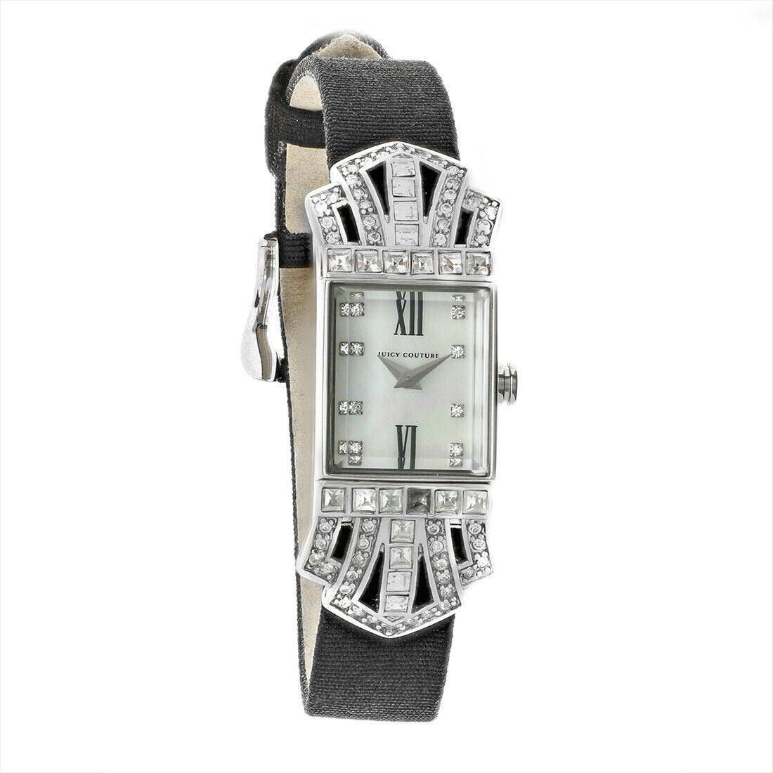Juicy Couture Women's 1900981 Marianne Black Leather Watch