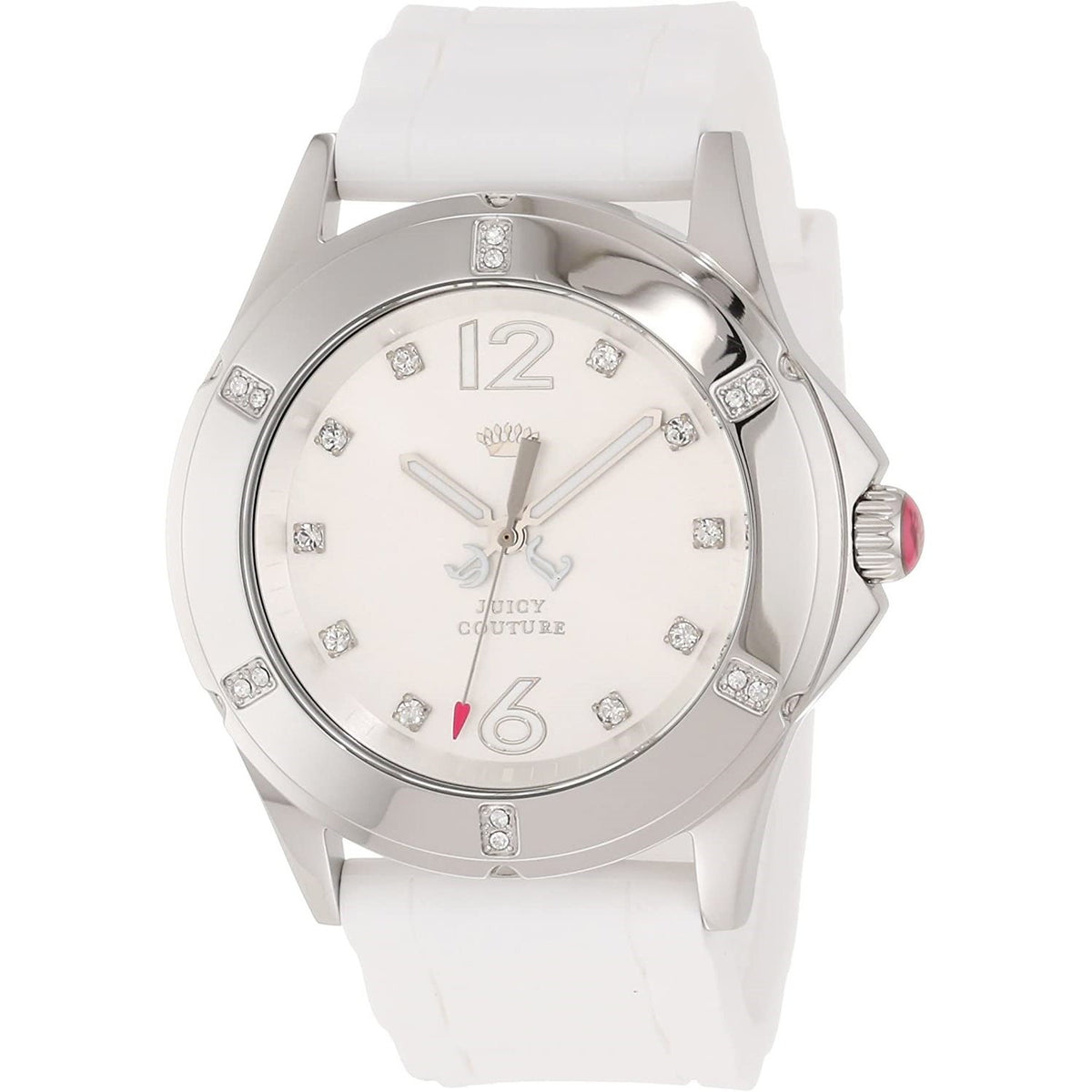 Juicy Couture Women's 1900995 Rich Girl White Silicone Watch