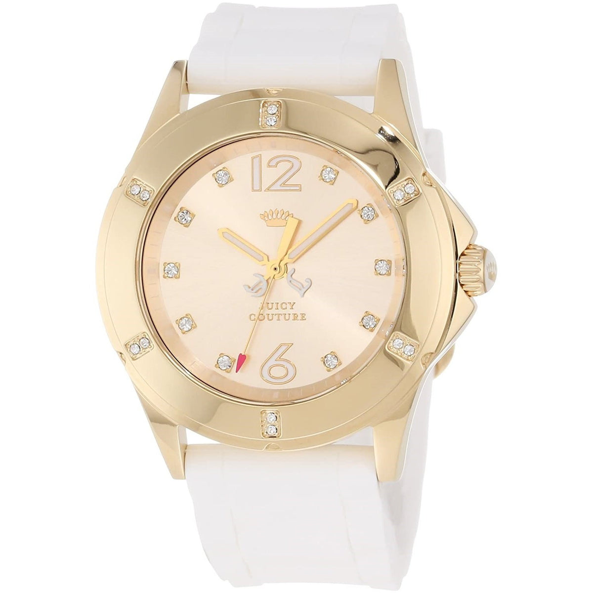 Juicy Couture Women's 1900996 Rich Girl White Silicone Watch