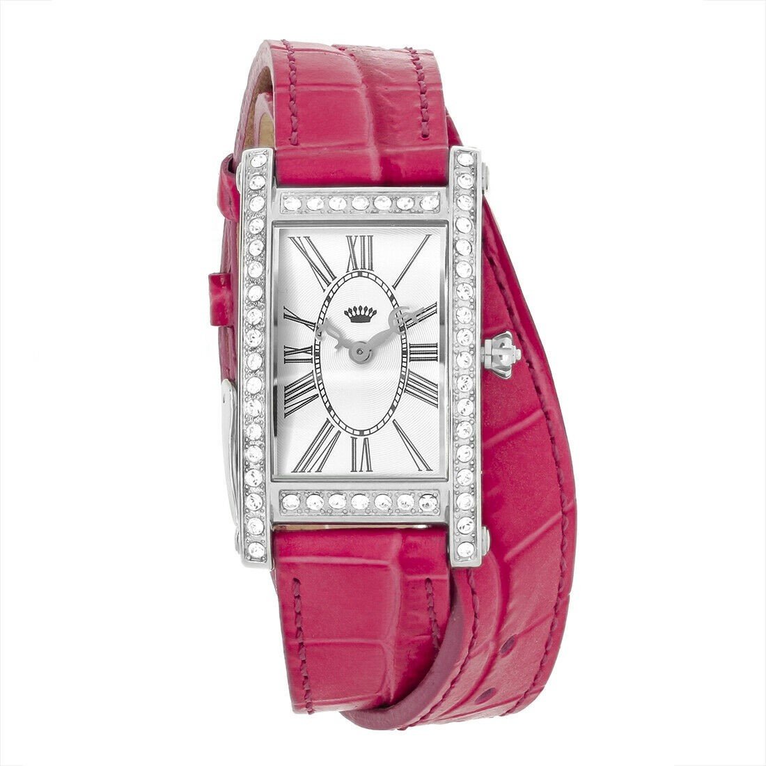 Juicy Couture Women&#39;s 1901043 Royal Pink Leather Watch