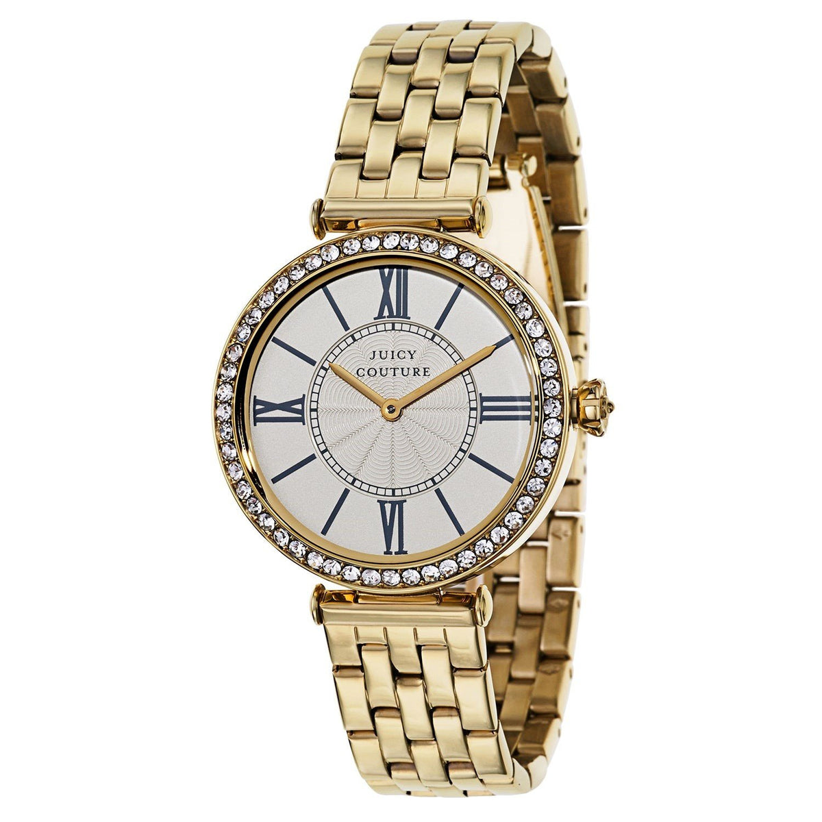 Juicy Couture Women&#39;s 1901127 J Couture Gold-Tone Stainless Steel Watch