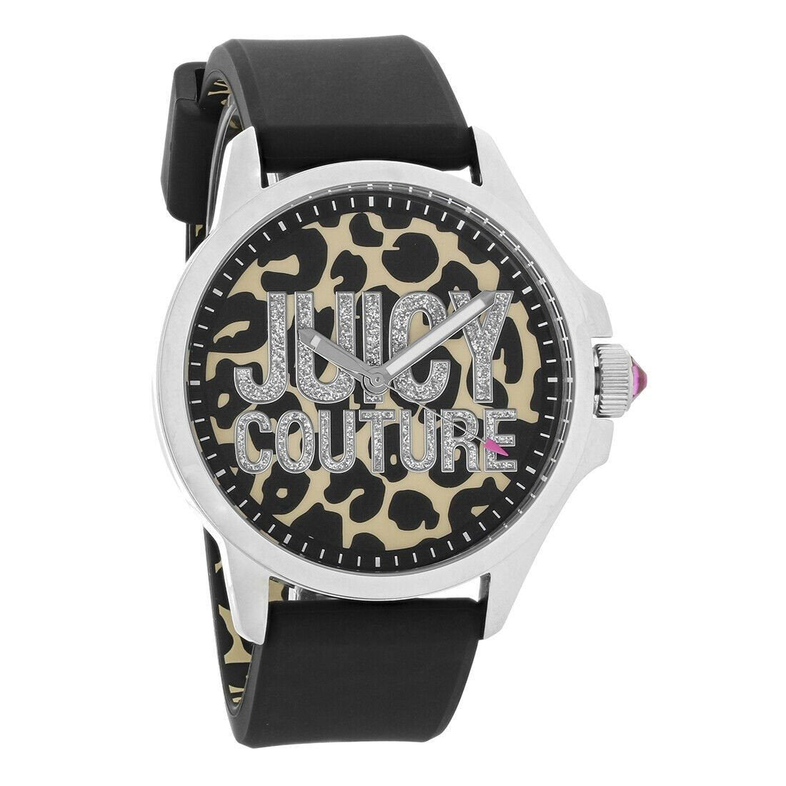 Juicy Couture Women's 1901143 Jetsetter Black Rubber Watch