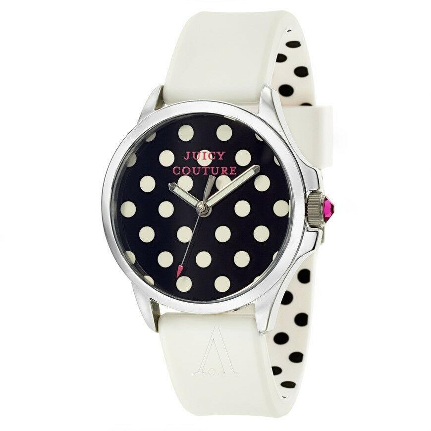 Juicy Couture Women&#39;s 1901221 Jetsetter White Rubber Watch