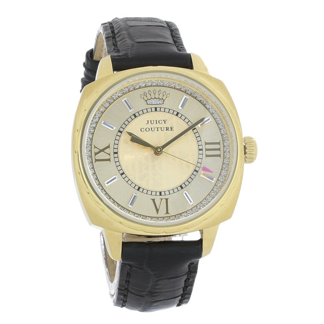 Juicy Couture Women's 1901273 Beau Black Leather Watch