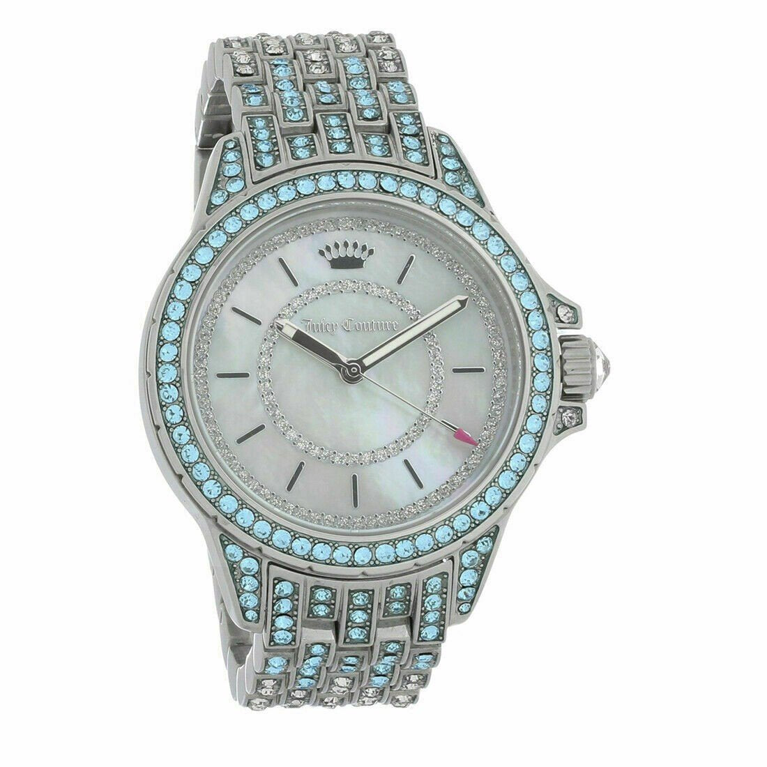 Juicy Couture Women&#39;s 1901376 Charlotte Stainless Steel with Sets of Crystal Watch