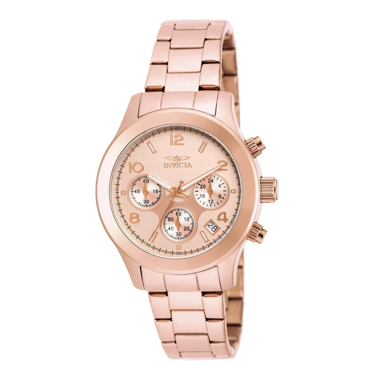 Invicta Women&#39;s 19218 Angel Chronograph Rose-tone Stainless Steel Watch