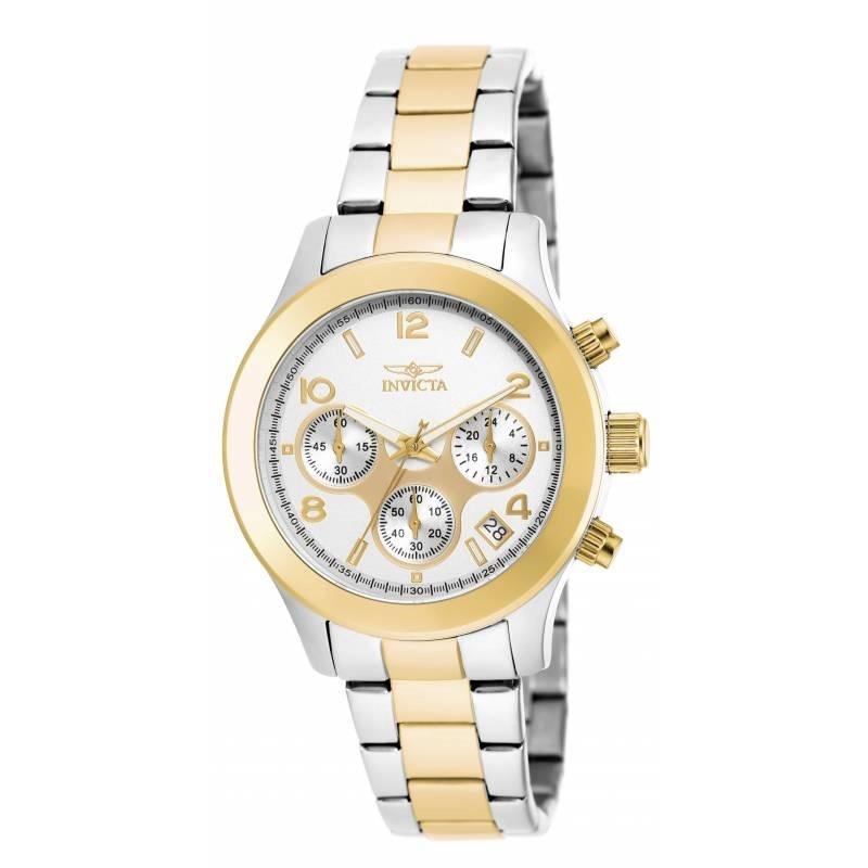 Invicta Women&#39;s 19219 Angel Multi-Function Gold-Tone Stainless Steel Watch