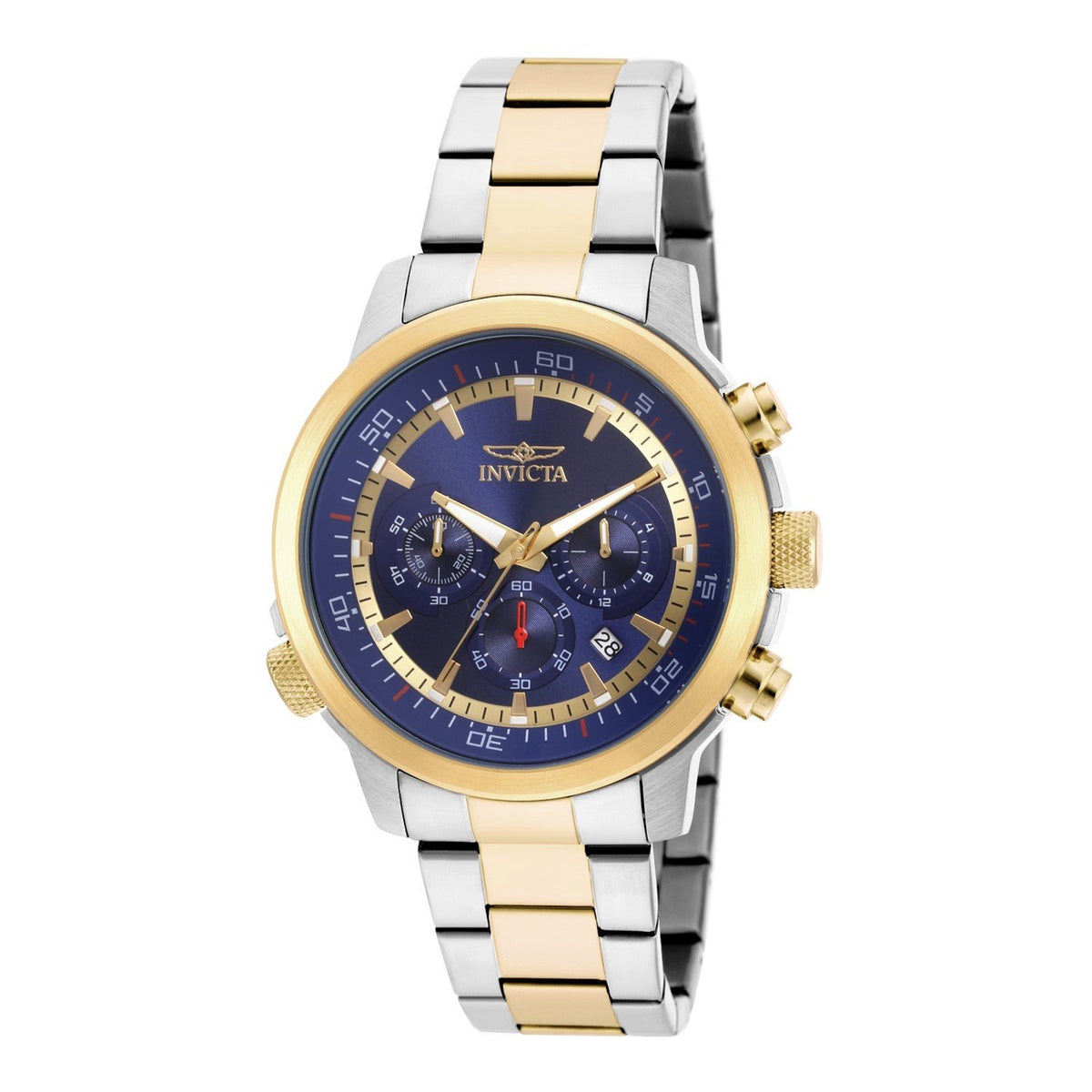 Invicta Men&#39;s 19399 Specialty Gold-Tone and Silver Stainless Steel Watch