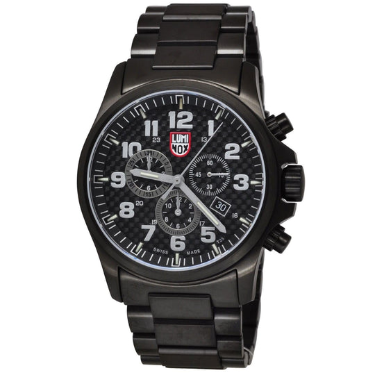Luminox Men's 1942.BO Land Atacama Field Chronograph Black Stainless Steel Watch