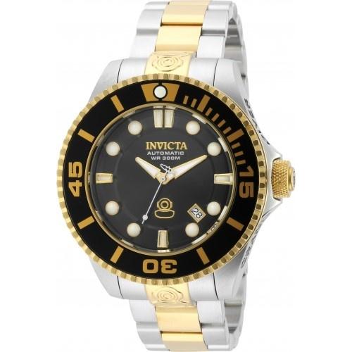 Invicta Men&#39;s 19803 Pro Diver Automatic Gold-Tone and Silver Stainless Steel Watch