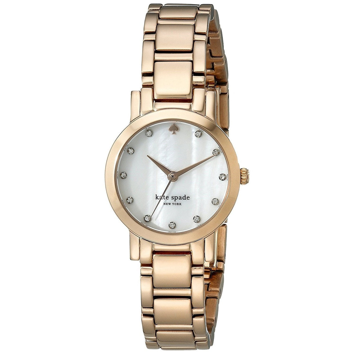 Kate Spade Women's 1YRU0191 Gramercy Mini Crystal Rose-Tone Stainless Steel Watch