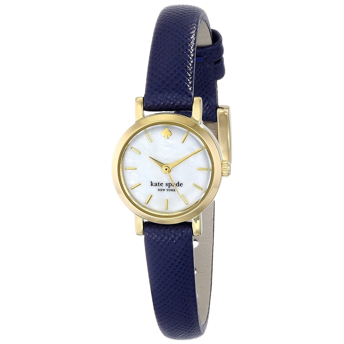 Kate Spade Women's 1YRU0456 Tiny Metro Blue Leather Watch