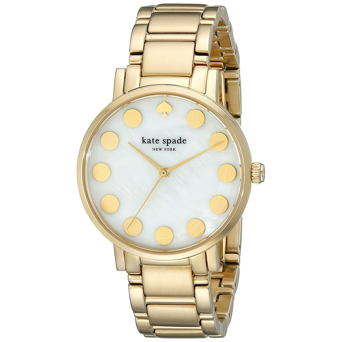 Kate Spade Women's 1YRU0737 Gramercy Gold-Tone Stainless Steel Watch