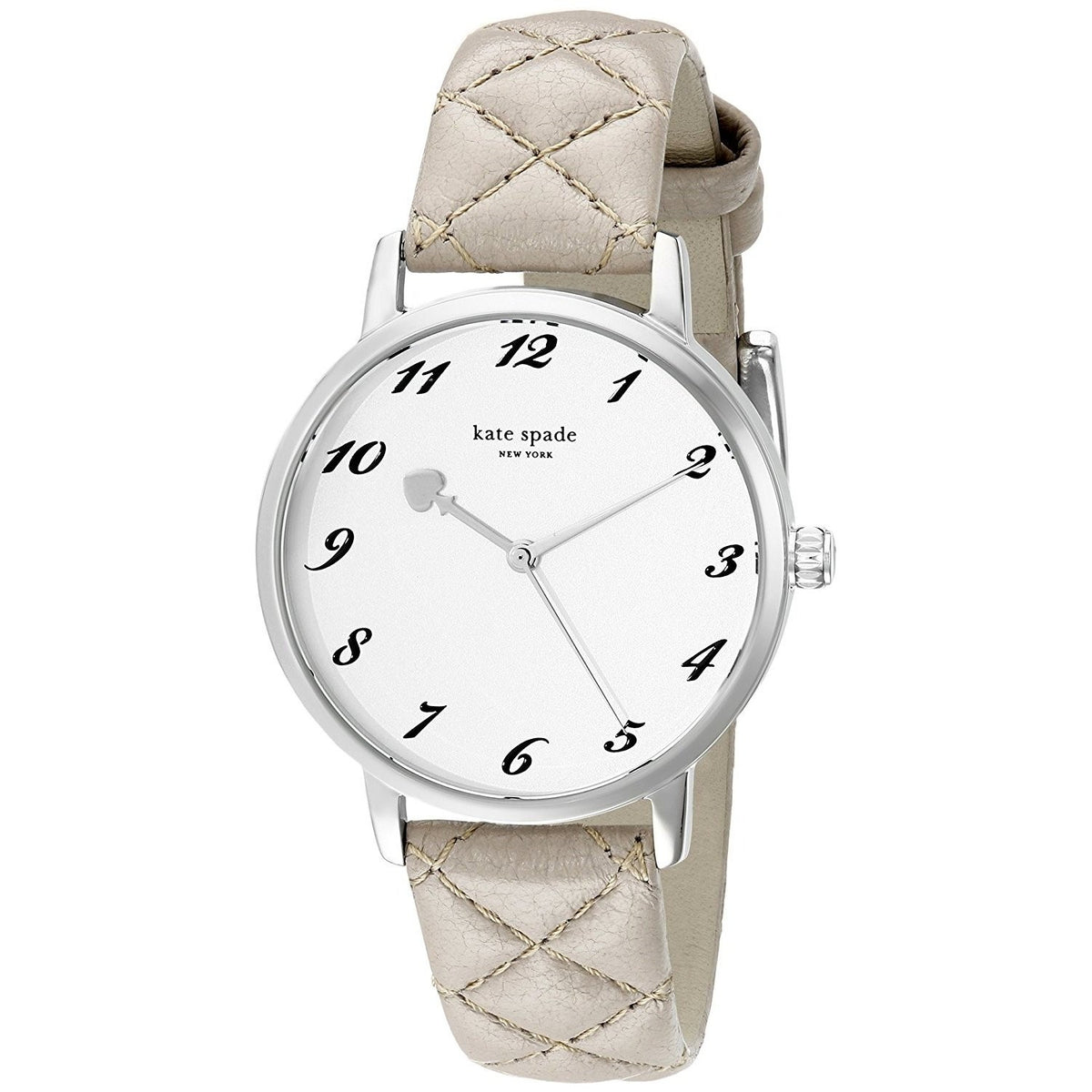 Kate Spade Women's 1YRU0784 Metro Grey Leather Watch