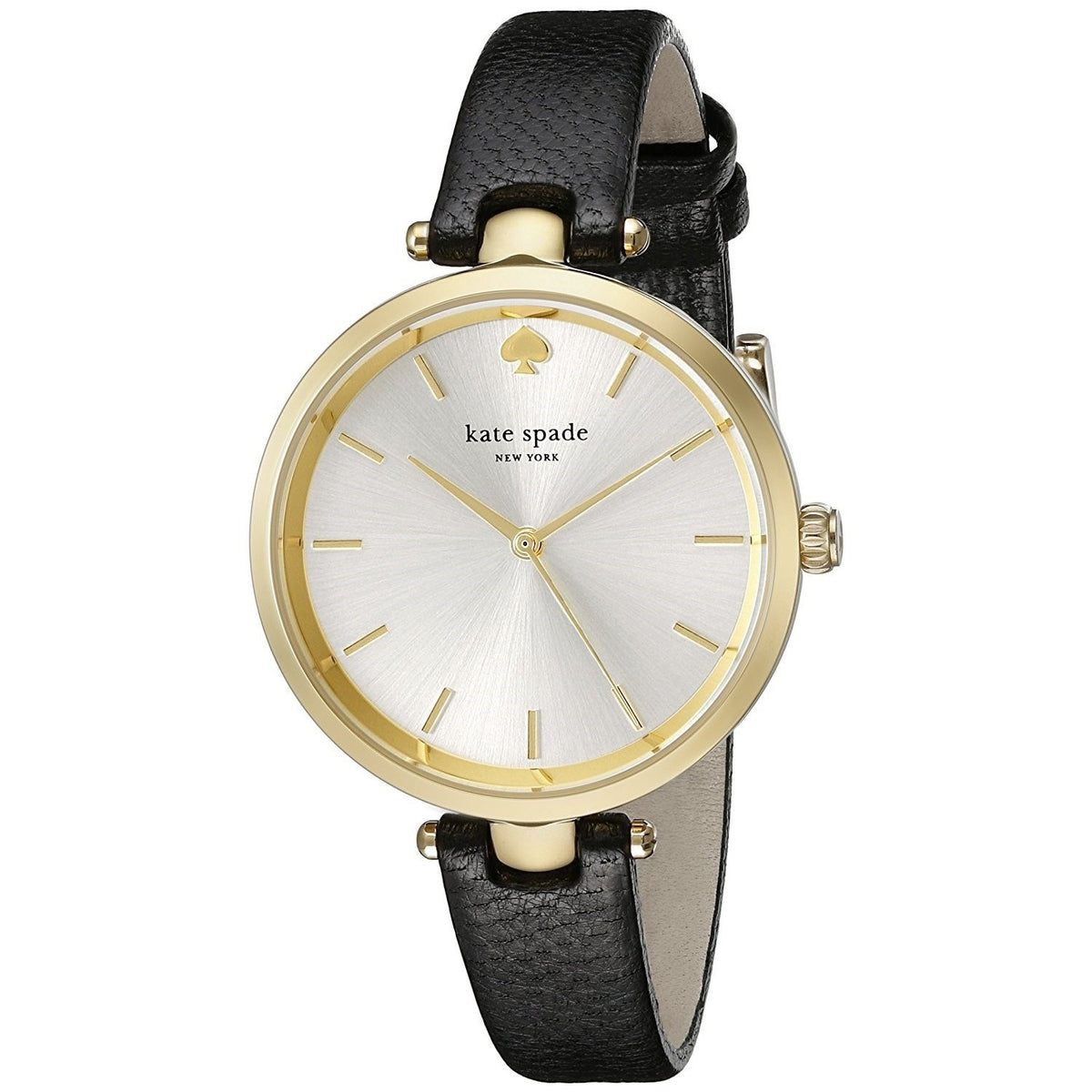 Kate Spade Women's 1YRU0811 Holland Black Leather Watch