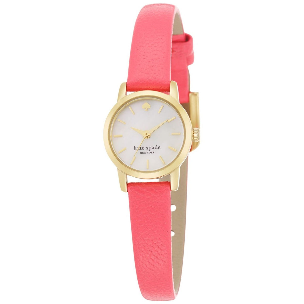 Kate Spade Women's 1YRU0830 Tiny Metro Pink Leather Watch
