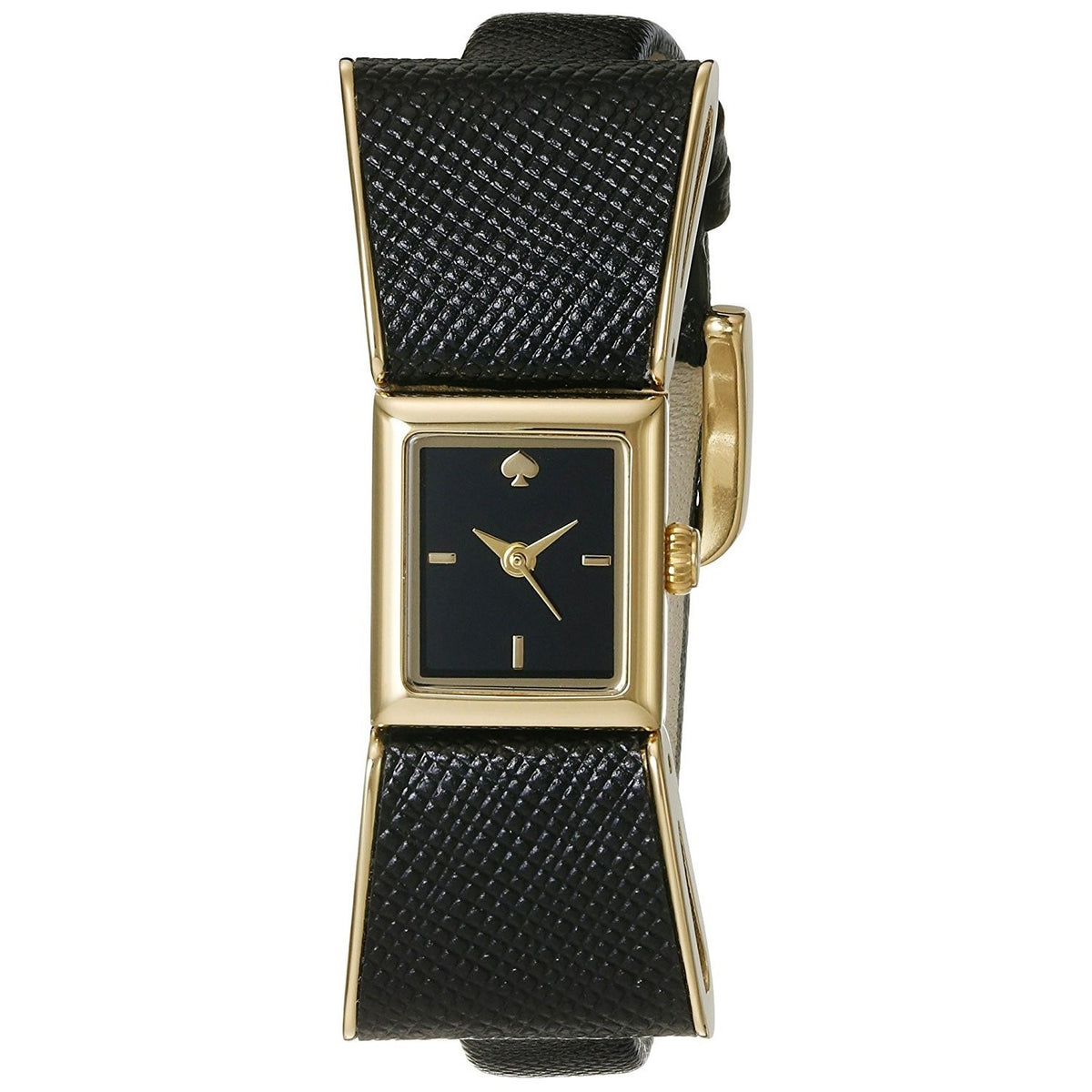 Kate Spade Women's 1YRU0899 Kenmare Black Leather Watch