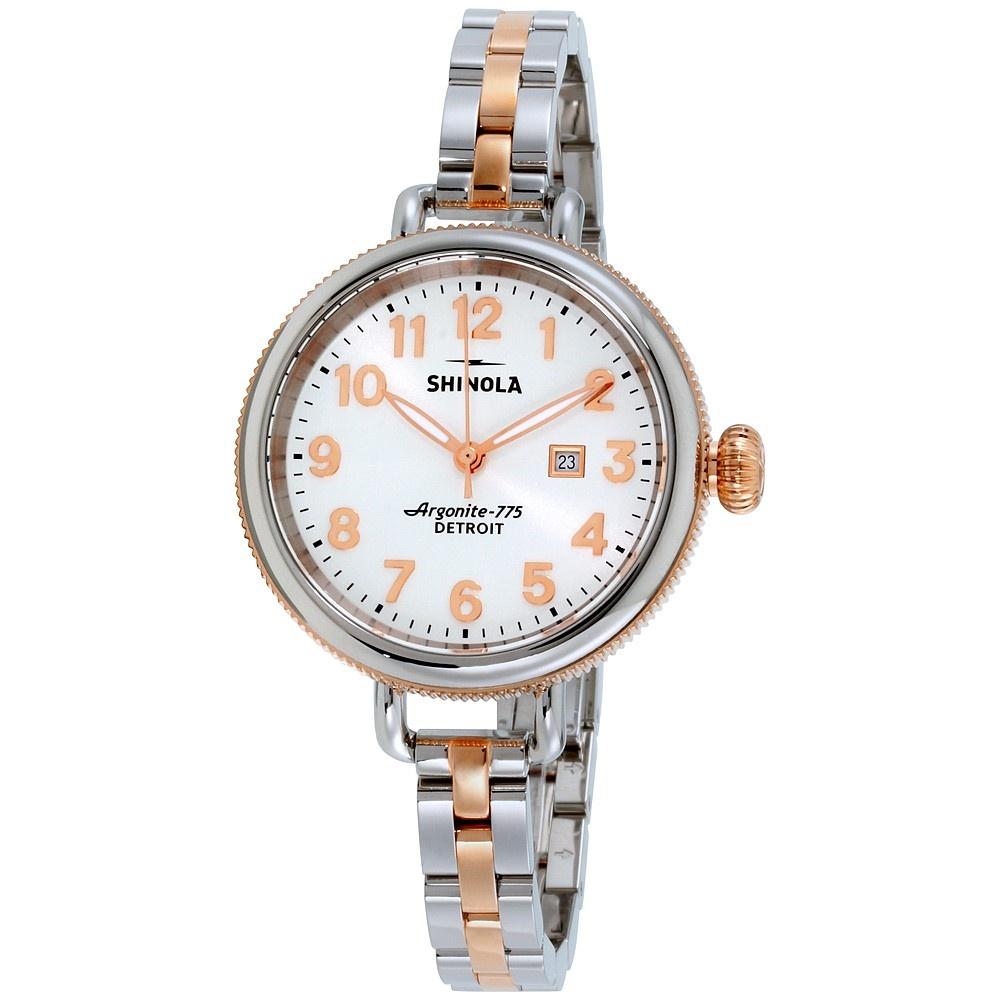 Shinola Women's 20001100 The Birdy Two-Tone Stainless Steel Watch