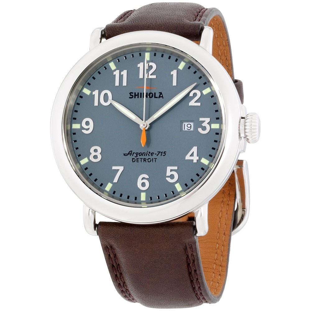 Shinola Men&#39;s 20001119 The Runwell Brown Leather Watch
