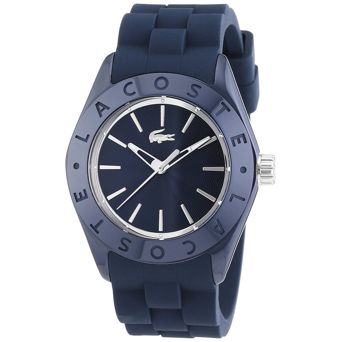Lacoste Women's 2000725 Biarritz Black Silicone Watch