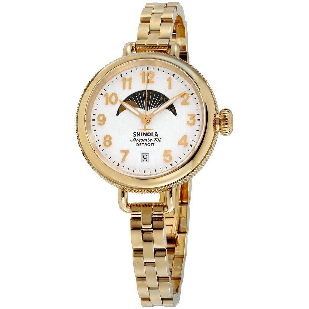 Shinola Women's 20008180 The Birdy Gold-Tone Stainless Steel Watch