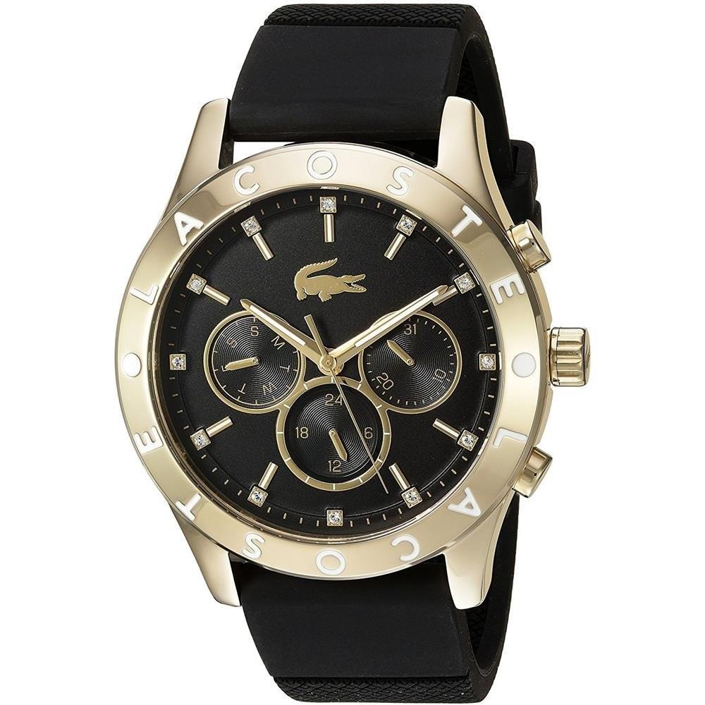 Lacoste Women's 2000961 Charlotte Black Rubber Watch