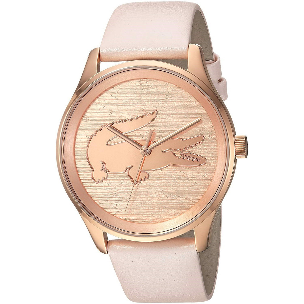 Lacoste Women&#39;s 2000997 Victoria Pink Leather Watch