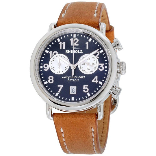 Shinola Men's 20044131 The Runwell Chrono Chronograph Beige Leather Watch